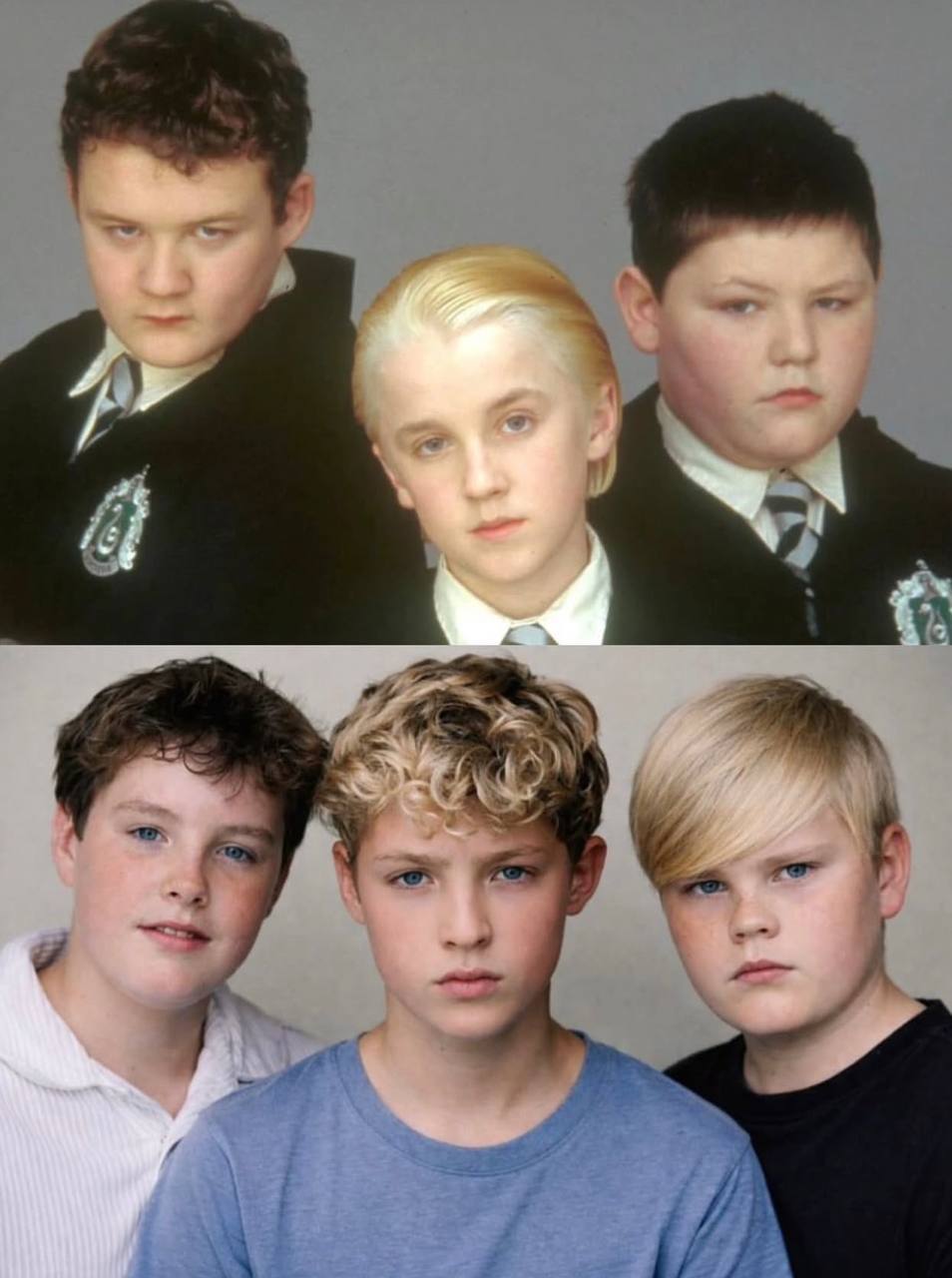 Драко Малфой в фильме — это классика: высокомерный, но с нотками трагизма. В сериале его сделали более многогранным, но потеряли ту самую «мальфойскую» харизму. 🎭 Крэбб и Гойл в кино — просто тупые громилы. В сериале их попытались раскрыть, но получилось скучновато. Как будто сценаристы забыли, что они должны быть злодеями, а не философами. 🤔 Итог? Фильм выигрывает по атмосфере и запоминаемости персонажей. Сериал пытается быть умнее, но теряет магию оригинала. 🪄 Вывод: иногда лучше оставить всё как есть. А то получится как с Крэббом — пытались сделать умным, а получился просто скучным.. Гарри Поттер, Драко Малфой, Крэбб, Гойл, сериалы