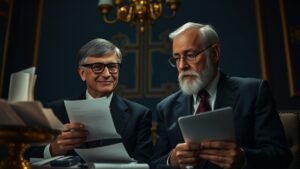 Билл Гейтс снова в центре скандала. В письмах покойного Джеффри Эпштейна, обвиненного в секс-торговле, упоминаются якобы «русские девушки» и последствия их общения с основателем Microsoft. 🕵️‍♂️ Согласно The Telegraph, Эпштейн в 2013 году писал сам себе о том, что Гейтс якобы подхватил инфекцию и просил помочь с антибиотиками, чтобы скрыть это от своей тогдашней жены Мелинды. 💊 Также среди писем найден текст о выходе из Фонда Билла и Мелинды Гейтс, хотя Эпштейн там никогда не работал. В документе говорится о «серьезном супружеском споре» между парой. 💔 Что правда, а что вымысел — пока неизвестно. Но факт остается фактом: Гейтс продолжает привлекать внимание не только своими технологиями, но и личной жизнью. 🤷‍♂️. Билл Гейтс, Джеффри Эпштейн, Скандал, Фонд Гейтса, Русские девушки