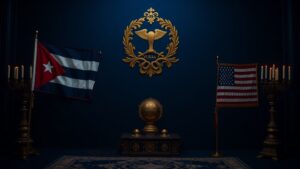 Куба объявила режим международного чрезвычайного положения (ЧП) в ответ на действия США, которые были охарактеризованы как антикубинские и неофашистские. Об этом заявил глава страны Родригес, подчеркнув, что политика Вашингтона представляет угрозу не только для национальной безопасности Кубы, но и для внешней политики других государств. Родригес также отметил, что действия США ставят под угрозу выживание человечества перед лицом ядерной угрозы и изменения климата. Это заявление прозвучало на фоне ранее введенного США режима чрезвычайной ситуации из-за угрозы национальной безопасности со стороны Кубы. Ситуация обострилась на фоне длительного противостояния двух стран, которое продолжается уже несколько десятилетий. Куба неоднократно обвиняла США в попытках дестабилизировать ее внутреннюю политику и экономику. Режим международного ЧП предполагает усиление мер безопасности и возможное ограничение некоторых прав граждан. Власти Кубы заявили, что будут принимать все необходимые меры для защиты национальных интересов.. Куба, США, Родригес, ЧП, геополитика