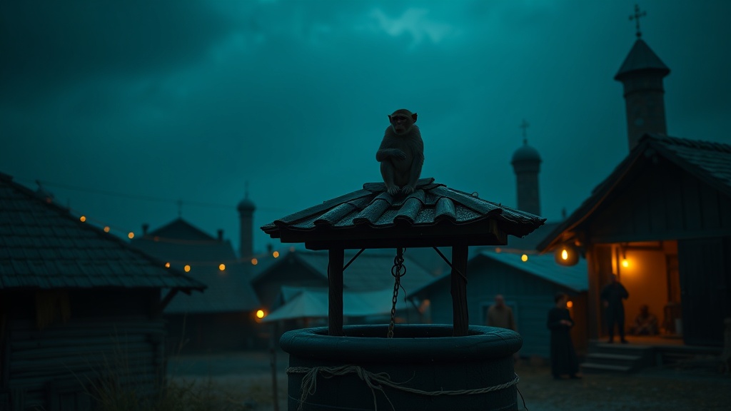 Обезьяна похитила новорождённую девочку и сбросила её в колодец в Индии.