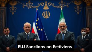 Европейский Союз ввел санкции против 15 иранских силовиков, включая министра внутренних дел. Решение было принято Советом ЕС в ответ на обвинения в «грубых и жестоких нарушениях прав человека» в ходе подавления антиправительственных протестов в Иране. Санкции включают заморозку активов и запрет на въезд в страны ЕС для указанных лиц. В заявлении Совета ЕС подчеркивается, что подобные меры направлены на защиту прав человека и предотвращение дальнейших нарушений. Иранские власти пока не прокомментировали решение ЕС. Однако ранее Тегеран неоднократно отвергал обвинения в нарушениях прав человека, называя их политически мотивированными. Этот шаг ЕС стал частью более широкой международной реакции на события в Иране, где с сентября прошлого года продолжаются массовые протесты, вызванные гибелью молодой женщины под стражей полиции. Эксперты отмечают, что санкции могут усугубить напряженность в отношениях между Ираном и Западом, особенно на фоне продолжающихся переговоров по ядерной программе.. ЕС, Иран, Санкции, Права человека, Министр внутренних дел