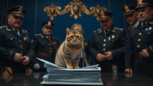 Слышали новость? Приставы теперь могут арестовать вашего кота за долги. Да-да, именно кота. 🐱 И не только его — любое домашнее животное, которое стоит больше 10 тысяч рублей, может стать объектом взыскания. Особенно это касается породистых питомцев. Юристы подтверждают: закон позволяет это делать. Если у вас есть долги, а имущества для покрытия недостаточно, приставы могут обратить внимание на вашего пушистого друга. Конечно, это звучит как абсурд, но таковы реалии. «Каждый кот бесценен», — скажете вы. И будете правы. Но для закона это просто имущество. Так что, если у вас есть долги, лучше позаботьтесь о своевременной оплате. Иначе ваш любимец может оказаться в центре юридической бури. Мораль: платите налоги и кредиты вовремя. Иначе рискуете остаться не только без денег, но и без кота. 🐾. Приставы, Долги, Домашние животные, Юристы, Коты