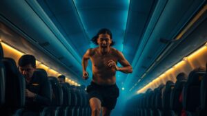 На рейсе из Нячанга в Бангкок произошёл инцидент с участием буйного пассажира. По данным источника, мужчина внезапно поднялся с места, снял одежду и начал бегать по салону, крича и угрожая бортпроводникам. Очевидцы сообщают, что он заявил о намерении спрыгнуть с самолёта. Экипаж принял решение о вынужденной посадке для обеспечения безопасности пассажиров. После приземления мужчина попытался скрыться, но был задержан сотрудниками полиции. Инцидент вызвал задержку рейса и привлёк внимание правоохранительных органов. Причины поведения пассажира пока не установлены. Расследование продолжается. Авиакомпания пока не комментирует ситуацию, но подтвердила, что все пассажиры и члены экипажа остались невредимы.. Нячанг, Бангкок, авиация, происшествия, полиция