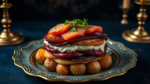 Классика на новый лад. Если обычная «сельдь под шубой» уже не впечатляет, попробуйте её премиальную версию. Рецепт от одной девушки стал настоящим хитом в соцсетях. Что внутри? Картофельный слой с оливковым маслом, тартар из копчёной скумбрии, классические слои моркови и яиц, а сверху — свекольный крем. Да, это уже не ваш бабушкин салат. Как готовить? Картофель запекаем, скумбрию мелко режем, свёклу взбиваем в крем. Слои укладываем аккуратно, чтобы каждый кусочек был шедевром. Почему это работает? Сочетание привычного вкуса с новыми ингредиентами делает салат не только вкусным, но и Instagram-дружественным. Попробуйте — и вы поймёте, почему этот рецепт стал вирусным. 🎯 Совет: Подавайте с бокалом белого вина. Это уже не просто салат, а гастрономический опыт.. сельдь под шубой, рецепт, кулинария, соцсети, премиум