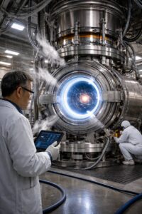 Китай снова всех уделал. Учёные из Китайской академии наук представили полностью сверхпроводящий магнит мощностью 35,6 тесла. Это не просто цифра — это новый мировой рекорд. 🏆 Для сравнения: это в разы мощнее современных МРТ и примерно в 700 тысяч раз сильнее магнитного поля Земли. 🌍 Главное — магнит работает стабильно и непрерывно, без гибридных схем и кратковременных импульсов. То, что раньше считалось невозможным, теперь реальность. Что это даёт? Новые горизонты для квантовых исследований, разработки материалов, медицины и энергетики. Эксперты уже говорят: такие технологии определяют, кто будет лидером мировой науки в ближайшие десятилетия. Китай явно не собирается уступать позиции. 🚀 Подробности здесь.. Китай, Наука, Сверхпроводники, Магнит, Технологии