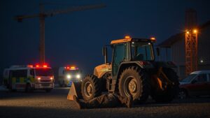 Трактор насмерть раздавил рабочего в Казани. Инцидент произошёл на улице Боевой во время устранения утечки водопровода. Спецтехника съехала в зону прохождения технологических труб и придавила мужчину, находившегося рядом. Водитель трактора не пострадал. Прокуратура Татарстана начала проверку соблюдения требований охраны труда на месте происшествия. Ведётся расследование обстоятельств инцидента, решается вопрос о возбуждении уголовного дела. На данный момент подробности происшествия уточняются. Следователи работают на месте для установления всех деталей трагедии.. Казань, происшествие, трактор, прокуратура Татарстана, охрана труда