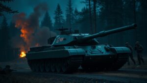 Экипажи танков Т-72Б3М 15-й отдельной гвардейской мотострелковой Александрийской бригады, входящей в состав 2-й общевойсковой армии группировки войск «Центр», продолжают поддерживать наступательные действия штурмовых подразделений на Красноармейском направлении. В ходе выполнения боевой задачи танкистам удалось уничтожить оборудованный в лесополосе опорный пункт противника вместе с его живой силой. Операция проводилась в рамках активных действий на данном участке фронта. Согласно данным Минобороны, применение танков Т-72Б3М позволило эффективно подавить сопротивление противника и обеспечить продвижение подразделений. Подробности операции остаются в рамках военной тайны, однако подтверждается успешное выполнение поставленных задач. На данный момент группировка войск продолжает укреплять свои позиции на данном направлении, готовясь к дальнейшим действиям.. Красноармейское направление, Т-72Б3М, Александрийская бригада, Минобороны, СВО