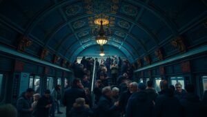 Московское метро превратилось в ад. Прямо сейчас пассажиры не могут даже приблизиться к перронам — они переполнены до предела. Люди стоят на лестницах, ожидая, когда освободится место в вагоне. Это не просто неудобство, это настоящий хаос. Что происходит? Видимо, система метро не справляется с нагрузкой. Пассажиры жалуются на невозможность нормально перемещаться по станциям. Некоторые даже сравнивают ситуацию с фильмом ужасов. Кто виноват? Вопрос риторический. Но очевидно, что городские власти должны срочно принимать меры. Иначе это превратится в ежедневный кошмар для миллионов людей. Что делать? Пока что совет один: запастись терпением и избегать час-пик. Но это не решение проблемы, а лишь временная мера. 🚶‍♂️🚶‍♀️. Москва, Метро, Транспорт, Собянин, Хаос