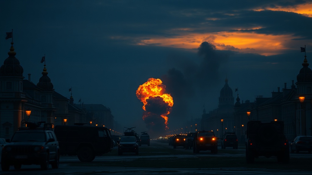 Массированный обстрел Белгорода ракетами HIMARS.