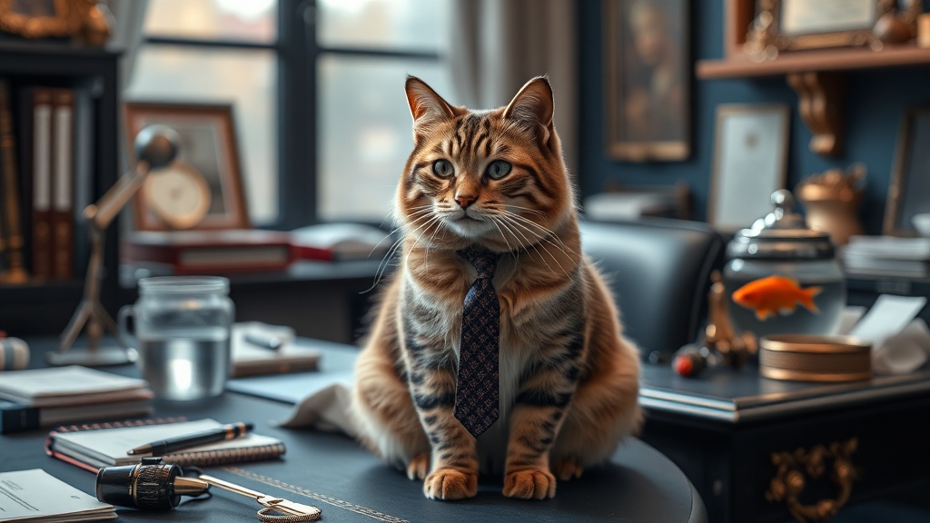 Кот Мяурисио, которого подобрали с улицы, теперь занимает должность директора по эмоциональной поддержке в мексиканской компании. Да, вы не ослышались. Этот пушистый специалист официально трудоустроен и получает зарплату в виде лучшей рыбы. 🐟 Компания решила, что эмоциональное благополучие сотрудников — это не шутка. И кто, как не кот, может справиться с этой задачей лучше всех? Мяурисио уже успел завоевать сердца коллег своими мягкими лапками и умиротворяющим мурчанием. Почему это важно? Потому что каждый офис заслуживает своего Мяурисио. Эмоциональная поддержка — это не просто модное слово, а реальная необходимость в современном мире. И если кот может справиться с этой ролью, то почему бы и нет? Так что, если вы чувствуете, что ваш офис нуждается в подобном специалисте, не медлите. Найдите своего Мяурисио и оформите его в штат. И помните: платить только лучшей рыбой. 🐾. Мяурисио, Мексика, Эмоциональная поддержка, Корпоративная культура, Коты