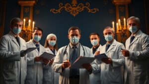 Минздрав РФ решил, что грипп — это не просто насморк и температура, а целая эпопея. 🚨 Новый стандарт лечения предполагает девять дней терапии, а для диагностики придется пройти через семь врачей: акушера-гинеколога, гематолога, инфекциониста, кардиолога, невролога, пульмонолога и терапевта. Да, вы не ослышались — семь! 🤯 Кроме того, в список обязательных процедур вошли 27 лабораторных исследований. Видимо, Минздрав решил, что грипп — это нечто среднее между апокалипсисом и научной экспедицией. 🧪 Что это значит для нас? Если вы заболели, готовьтесь к марафону по больницам и лабораториям. И не забудьте взять с собой терпение — его точно понадобится в избытке. 💪 Остается только надеяться, что новый стандарт действительно поможет, а не превратит лечение в квест. 🤞. Минздрав, грипп, здоровье, Россия, медицина