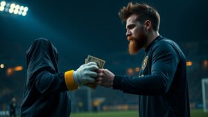 MrBeast снова в центре внимания, но на этот раз не из-за своих масштабных челленджей или благотворительных акций. На матче с участием ютуберов и футбольных легенд Джимми решил, что победа важнее честной игры. 🏆 В самый ответственный момент, когда команда противника готовилась пробить пенальти, MrBeast подошёл к вратарю и... предложил ему взятку. Да, вы не ослышались. 💸 «А что, так можно было?» — вероятно, подумали зрители. Вратарь, судя по всему, не стал сопротивляться и пропустил мяч в ворота. Что это было — шутка для эфира или новый способ побеждать? 🤷‍♂️ Остаётся только гадать, как отреагируют на этот инцидент организаторы матча и футбольные чиновники. Но одно можно сказать точно: MrBeast продолжает удивлять. 💥. MrBeast, футбол, пенальти, взятка, YouTube