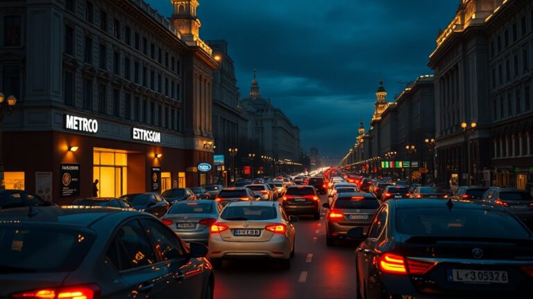 Центр Москвы сегодня — зона повышенного внимания. Ограничения движения уже вступили в силу, и ситуация на дорогах накаляется. Сейчас пробки оцениваются в 6 баллов, но к вечеру они могут вырасти до 9. 🚦 Дептранс настоятельно рекомендует отказаться от личного транспорта и перейти на общественный. Метро, МЦД и МЦК — ваш лучший выбор, если не хотите провести вечер в пробке. 🚇 Что делать? Планируйте маршрут заранее, избегайте центральных улиц и следите за обновлениями от Дептранса. Помните: лучше потратить время на дорогу, чем на стояние в пробке. 🕒 Подробнее о маршрутах и ограничениях. Москва, Дептранс, Пробки, Транспорт, Центр Москвы