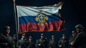 Штурмовой флаг 150-й ордена Кутузова II степени Идрицкой стрелковой дивизии, ставший символом победы над нацизмом в 1945 году, продолжает играть важную роль в современных реалиях. Этот исторический артефакт вдохновляет бойцов на новые подвиги, поддерживая дух патриотизма и преемственности поколений. В рамках акции «От Победы к Победе», организованной казачьей разведывательно-штурмовой бригадой «Днепр», флаг стал центральным символом. Акция приурочена к 3-летию добровольческого корпуса, который продолжает традиции мужества и отваги. «Враг будет разбит, Победа будет за нами!» — таков девиз участников акции, подчеркивающий их решимость и веру в успех. Исторический флаг служит напоминанием о героизме предков и вдохновляет современных защитников на борьбу за справедливость. Обсудить новость можно в чате.. 150-я Идрицкая стрелковая дивизия, Победа, казачья бригада «Днепр», добровольческий корпус, акция «От Победы к Победе»