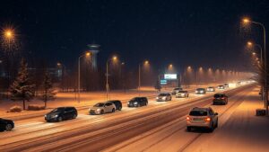 Сильные снегопады в Германии привели к серьезным последствиям для транспортной инфраструктуры и стали причиной сотен аварий. По данным местных властей, ситуация продолжает ухудшаться. В ряде регионов полностью остановлено автобусное сообщение, а поезда дальнего следования отправляются с задержками или вовсе отменены. В аэропорту Франкфурта отменено 85 рейсов, что вызвало хаос среди пассажиров. В Тюрингии за полдня зафиксировано более 160 ДТП, а в Саксонии — свыше 120. В Берлине из-за обледенения линий электропередачи остановлено движение трамваев, около 40 из которых застряли на маршрутах. Только за вчерашний вечер на юго-западе страны выпало до 25 см снега, что усугубило ситуацию на дорогах. Местные власти призывают граждан избегать поездок и соблюдать осторожность. Ситуация остается напряженной, и специалисты прогнозируют продолжение снегопадов в ближайшие дни.. Германия, Снегопады, ДТП, Транспорт, Берлин