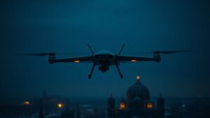 В Краснодарском крае местные службы безопасности зафиксировали движение двух реактивных беспилотных летательных аппаратов (БПЛА) типа 'Фламинго'. Данные устройства представляют собой современные разработки, способные наносить значительный ущерб инфраструктуре и представлять угрозу для гражданского населения. По предварительным данным, БПЛА были замечены в направлении одного из стратегически важных объектов региона. Местные власти уже приступили к проверке и усилению мер безопасности. Эксперты отмечают, что подобные аппараты могут использоваться для разведки или диверсионных операций. Ситуация находится под контролем, однако точное происхождение и цели БПЛА пока не установлены. Власти призывают население сохранять бдительность и сообщать о любых подозрительных объектах. Подробности инцидента продолжают уточняться.. Краснодарский край, БПЛА Фламинго, Военное дело, Безопасность, Реактивные дроны