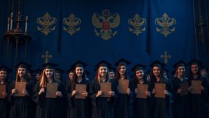 В 2025 году в российские вузы по квотам для участников войны и их детей поступили более 28 тысяч человек. Это почти вдвое больше, чем в 2024 году, когда таких студентов было 15,6 тысячи. По данным Минобрнауки, это 6,5% от всех первокурсников-бюджетников. Чаще всего абитуриенты, поступающие по «СВО»-квоте, выбирают медицину, педагогику и IT. Конкурс на эти места растет: в 2025 году он составил 12 заявлений на место. Однако это все равно ниже, чем на востребованные специальности по общему конкурсу. Средний балл ЕГЭ у поступающих по квоте ниже на пять баллов по сравнению с теми, кто проходит по общему конкурсу. Но это не мешает им занимать бюджетные места и получать образование. 📚 Источник: «Важные истории». вузы, квоты, СВО, образование, Минобрнауки