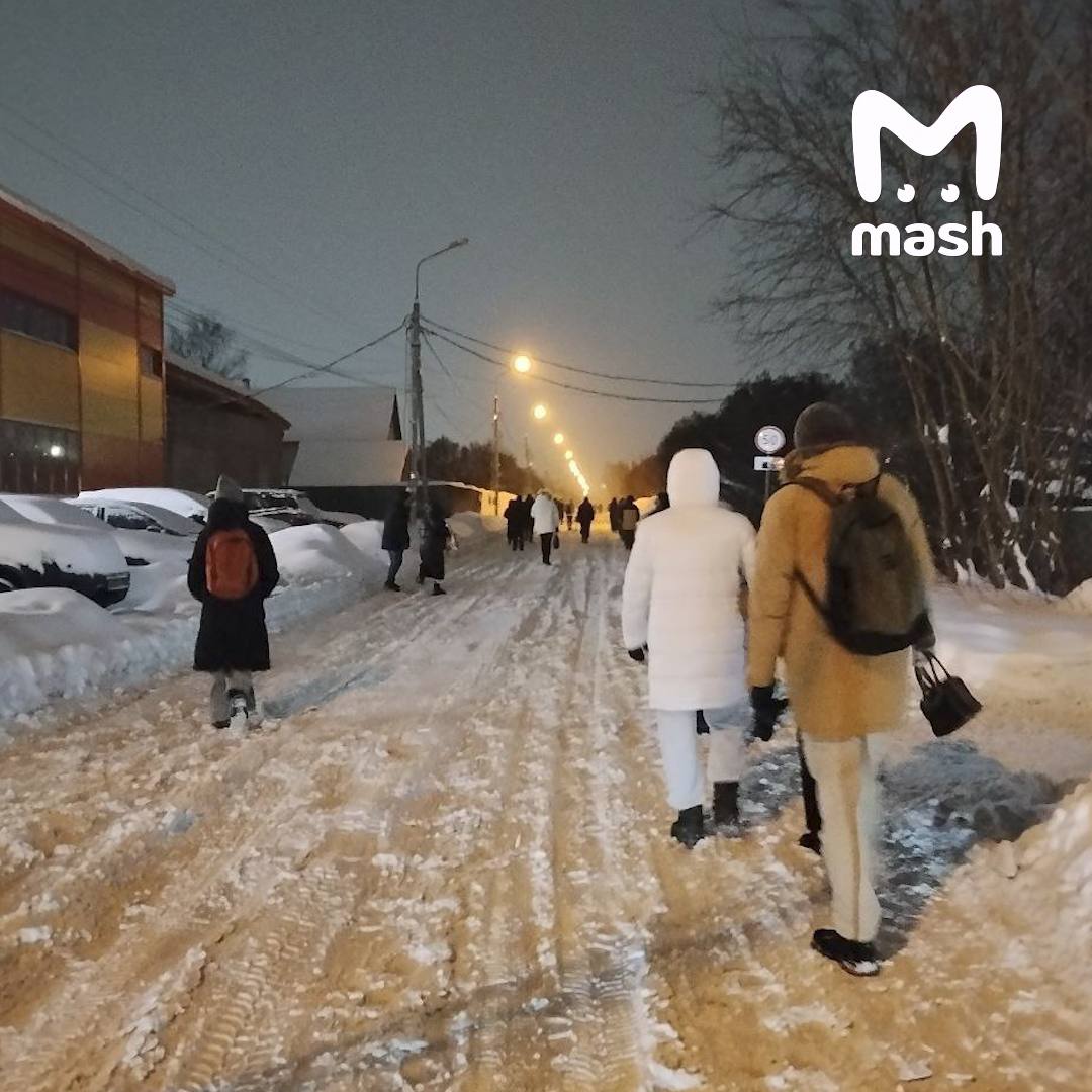 Рекордный снегопад в Подмосковье стал причиной масштабных транспортных проблем. На дорогах образовались многокилометровые заторы, что вынудило многих жителей бросить автомобили и добираться до домов пешком. На федеральных трассах, включая Домодедовское шоссе, движение практически остановилось. Десятки фур и легковых автомобилей застряли в снежных заносах. Водители и прохожие совместными усилиями пытаются вытянуть машины из снега. Пассажиры общественного транспорта также столкнулись с трудностями. Автобусы двигаются крайне медленно, а некоторые пассажиры предпочитают выходить прямо на дороге и идти пешком. Время в пути для многих жителей увеличилось до 4-5 часов. Ситуация осложняется продолжающимся снегопадом, который, по прогнозам метеорологов, продлится еще несколько часов. Спецслужбы и дорожные службы работают в усиленном режиме, чтобы восстановить движение на основных магистралях.. Подмосковье, снегопад, транспорт, заторы, Домодедовское шоссе