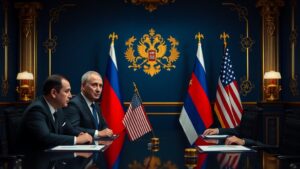 Майами, США — Ранним утром в Майами начался новый раунд переговоров между представителями России и США. Российскую делегацию возглавляет Кирилл Дмитриев, который прибыл на встречу в 08:00 по местному времени. Переговоры проходят в рамках продолжающегося диалога между двумя странами, направленного на обсуждение ключевых вопросов международной повестки. Точная тематика встречи не раскрывается, однако ожидается, что стороны затронут вопросы безопасности, экономического сотрудничества и региональных конфликтов. Этот раунд переговоров стал продолжением серии встреч, начатых ранее в текущем году. Обе стороны подчеркивают важность конструктивного диалога, несмотря на существующие разногласия. Результаты переговоров могут оказать значительное влияние на дальнейшее развитие двусторонних отношений. Источник: Официальный сайт МИД России. Россия, США, Майами, Кирилл Дмитриев, Переговоры