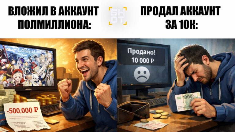 21-летний житель Санкт-Петербурга, увлечённый игрой Genshin Impact, набрал микрокредитов на сумму более 500 тысяч рублей для покупки внутриигровых персонажей. По данным источника, молодой человек оформлял займы на протяжении трёх лет, начиная с суммы в 18 тысяч рублей. Со временем он перешёл на кредитные карты, а самая крупная разовая трата составила 30 тысяч рублей. Геймер мечтал получить персонажа Мону через платную рулетку, но удача ему не улыбнулась. Позже этот персонаж стал доступен бесплатно для всех игроков. Чтобы избежать выплаты долгов, молодой человек уехал в Белоруссию, однако вернулся в Россию для замены паспорта. Теперь ему запрещён выезд за границу, а его счета арестованы. Для погашения задолженности он продаёт своё имущество, включая брендовую одежду, видеокарту и монитор. Прокачанный аккаунт в Genshin Impact, в который было вложено около полумиллиона рублей, был продан всего за 10 тысяч рублей.. Genshin Impact, микрокредиты, Санкт-Петербург, донаты, коллекторы