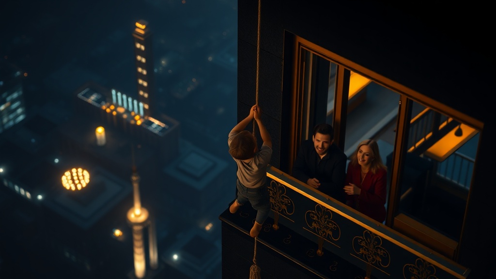 В Воронеже произошел инцидент, который вызвал широкий общественный резонанс. Мужчина привязал ребенка к тросу и попытался спустить его с балкона многоэтажного дома. Все происходящее было заснято на видео, где приятели мужчины смеются над ситуацией. По предварительным данным, ребенка в итоге подняли обратно, и никто не пострадал. Однако действия мужчины вызвали вопросы у правоохранительных органов. Полиция уже начала расследование, чтобы выяснить мотивы столь странного поступка. Видео инцидента быстро распространилось в социальных сетях, вызвав волну возмущения среди пользователей. Многие требуют строгого наказания для мужчины, действия которого могут быть квалифицированы как угроза жизни и здоровью ребенка. Полиция пока не комментирует возможные обвинения, но подчеркивает, что расследование находится на начальной стадии. В ближайшее время ожидаются дополнительные разъяснения от правоохранительных органов.. Воронеж, происшествие, ребенок, полиция, видео