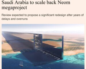 Саудовская Аравия объявила о сокращении амбициозного проекта города будущего Neom, который изначально оценивался в сотни миллиардов долларов. По данным Financial Times, мегапроект, включающий линейный город The Line, будет значительно уменьшен и перепроектирован. Вместо масштабной застройки власти страны решили сосредоточиться на создании центра обработки данных и хаба искусственного интеллекта. Это решение связано с финансовым давлением, вызванным падением цен на нефть, а также необходимостью перераспределения ресурсов для подготовки к таким событиям, как Expo 2030 и Чемпионат мира по футболу 2034. Проект Neom, задуманный как символ технологического и урбанистического прорыва, теперь будет реализован в более скромных масштабах. Это решение отражает текущие экономические реалии и приоритеты Саудовской Аравии.. Саудовская Аравия, Neom, The Line, искусственный интеллект, экономика