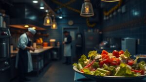 В популярной сети ресторанов «Му-му» обнаружены грубые нарушения санитарных норм. Расследование, проведенное независимыми экспертами, выявило, что сотрудники кухни работали в уличной одежде, что противоречит базовым требованиям гигиены. В ходе проверки в некоторых блюдах были найдены следы кишечной палочки, что представляет серьезную угрозу для здоровья посетителей. Особое внимание уделено салатам, которые готовились без соблюдения необходимых санитарных условий. Представители сети пока не прокомментировали ситуацию, однако эксперты настаивают на проведении внеплановых проверок во всех заведениях «Му-му». Это уже не первый случай, когда сеть сталкивается с обвинениями в нарушении санитарных норм. Роспотребнадзор начал расследование, результаты которого могут повлиять на дальнейшую работу сети. Посетителям рекомендуется быть внимательными при выборе мест общественного питания.. Му-му, санитарные нормы, кишечная палочка, Роспотребнадзор, общественное питание