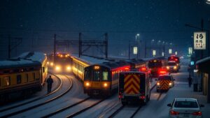 Сильные снегопады в Японии привели к трагическим последствиям. По данным местных СМИ, стихия унесла жизни 16 человек, еще более 100 получили травмы различной степени тяжести. Транспортная система страны оказалась парализована. Из-за непогоды было отменено почти тысяча поездов, что оставило около 140 тысяч пассажиров в затруднительном положении. Многие из них были вынуждены провести ночь в поездах или на станциях. Власти Японии призывают граждан соблюдать осторожность. Метеорологи предупреждают о продолжении снегопадов в ближайшие дни, что может усугубить ситуацию. Спасательные службы работают в усиленном режиме, чтобы минимизировать последствия стихии. Ситуация остается напряженной. Эксперты отмечают, что такие масштабные снегопады в Японии случаются редко, что делает их последствия особенно тяжелыми для инфраструктуры и населения.. Япония, снегопады, ЧП, транспорт, метеорология