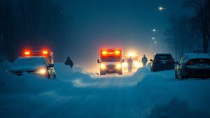 Число жертв снежной бури в США достигло 73 человек. По информации телеканала CBS News, стихия продолжает вызывать серьезные последствия в нескольких штатах страны. Мощная снежная буря, обрушившаяся на США на прошлой неделе, привела к масштабным перебоям в работе транспорта, энергоснабжения и других инфраструктурных объектов. В результате экстремальных погодных условий погибли десятки людей. Среди наиболее пострадавших регионов — штаты Нью-Йорк, Огайо и Пенсильвания. Местные власти призывают граждан соблюдать осторожность и избегать поездок в условиях продолжающихся снегопадов и низких температур. Эксперты отмечают, что подобные природные явления становятся все более частыми и интенсивными из-за изменений климата. Власти США продолжают работу по ликвидации последствий стихии и оказанию помощи пострадавшим.. США, снежная буря, ЧП, погода, климат