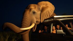 В национальном парке Шри-Ланки произошел инцидент с участием слона и автомобиля, в котором находились туристы из Казани. Группа россиян отправилась в парк, чтобы наблюдать за дикой природой и угощать животных фруктами. Однако один из слонов проявил агрессию и атаковал их транспортное средство. Животное не успокоилось, пока не повредило дверь автомобиля. По словам очевидцев, ситуация вызвала панику среди пассажиров. К счастью, обошлось без серьезных травм. Туристы отделались легким испугом и выразили свое недовольство крепкими выражениями. Местные власти уже начали расследование инцидента, чтобы предотвратить подобные случаи в будущем. Этот случай напоминает о важности соблюдения правил безопасности при посещении национальных парков и взаимодействии с дикими животными.. Шри-Ланка, Казань, туризм, происшествия, дикая природа