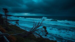 Шторм «Кристин», обрушившийся на Португалию, стал причиной гибели пяти человек. По данным местных СМИ, стихия повалила сотни деревьев, вызвала отключения электроэнергии и водоснабжения, а также привела к временному закрытию школ и перебоям в работе транспорта. По информации Reuters, более 800 тысяч жителей центральной и северной части страны остались без электричества. Наиболее серьезные последствия шторма зафиксированы в районах Лейрии, Коимбры, Сантарена и Лиссабона. Португальский институт моря и атмосферы предупредил, что в ближайшие дни у западного побережья страны могут наблюдаться волны высотой до 8 метров. Власти продолжают ликвидировать последствия стихийного бедствия и восстанавливать инфраструктуру.. Шторм Кристин, Португалия, Чрезвычайная ситуация, Лиссабон, Стихийное бедствие