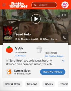 Триллер «На помощь!» с Рейчел Макадамс и Диланом О’Брайеном дебютировал с рейтингом 93% на Rotten Tomatoes. Это уже говорит о многом. 🎥 Сюжет прост, но эффективен: офисная сотрудница Линда (Макадамс) ненавидит своего босса Брэдли Престона (О’Брайен). После авиакатастрофы они оказываются единственными выжившими на необитаемом острове. Теперь им придется забыть о взаимной неприязни и действовать сообща, чтобы выжить. 🏝️ Фильм обещает быть напряженным, с элементами черного юмора и неожиданными поворотами. Мировая премьера состоится 30 января — готовьтесь к эмоциональным американским горкам. 🎢 Почему стоит смотреть? Потому что это не просто триллер, а история о том, как даже самые непримиримые враги могут стать союзниками в борьбе за жизнь. И да, актерский состав здесь на высоте. 👏. Рейчел Макадамс, Дилан О’Брайен, Триллер, На помощь, Rotten Tomatoes