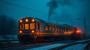 В Харьковской области произошло ЧП: пассажирский поезд попал под удар беспилотника ВС РФ. По предварительным данным, четыре человека погибли, двое получили ранения. На данный момент ведутся поиски еще четырех пассажиров. Президент Украины Владимир Зеленский сообщил, что удар пришелся на вагон, в котором находились 18 человек. Всего в поезде ехали более 200 пассажиров. Обстоятельства инцидента уточняются. Этот инцидент стал очередным в череде атак на гражданские объекты в регионе. Власти Украины уже начали расследование произошедшего.. Харьковская область, Беспилотник, Владимир Зеленский, ВС РФ, Пассажирский поезд