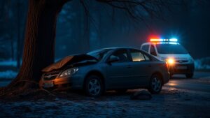 В Чите произошло дорожно-транспортное происшествие, виновником которого стал пьяный водитель, управлявший автомобилем без прав. По данным ГИБДД Забайкалья, мужчина снёс семью, после чего врезался в дерево. В результате аварии женщина была госпитализирована с травмами, а восьмилетний мальчик отделался ушибом. Водитель, находившийся в состоянии алкогольного опьянения, задержан. Ему грозит штраф в размере 45 тысяч рублей или административный арест сроком до 15 суток. Инспекторы напоминают о необходимости соблюдения правил дорожного движения и недопустимости управления транспортным средством в нетрезвом состоянии. Подобные инциденты продолжают оставаться одной из ключевых причин аварий на дорогах региона.. ДТП, Чита, ГИБДД, алкогольное опьянение, происшествия