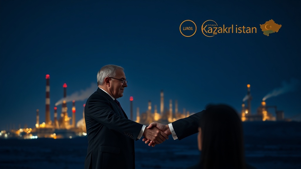 Компания ЛУКОЙЛ объявила о заключении соглашения о продаже части своих зарубежных активов американской инвестиционной компании Carlyle. В рамках сделки не затронуты активы в Республике Казахстан, которые останутся в собственности Группы «ЛУКОЙЛ» и продолжат свою деятельность в соответствии с действующей лицензией. Для завершения сделки необходимо получить одобрение от регуляторов, включая разрешение со стороны Управления по контролю за иностранными активами казначейства США (OFAC). Подробности сделки, включая сумму и перечень активов, пока не раскрываются. Этот шаг может быть частью стратегии компании по оптимизации своего портфеля активов в условиях изменяющейся геополитической и экономической обстановки. Ожидается, что процесс согласования займет несколько месяцев.. ЛУКОЙЛ, Carlyle, нефть и газ, Казахстан, OFAC