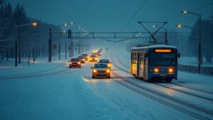 Сильный снегопад в Германии вызвал масштабные перебои в работе транспорта и стал причиной сотен аварий. По данным местных СМИ, непогода парализовала движение в ряде регионов страны. В Тюрингии за полдня зафиксировано более 160 ДТП, а в Саксонии — свыше 120 аварий. В Берлине из-за обледенения линий электропередачи остановилось движение трамваев, около 40 составов оказались заблокированы. Автобусное сообщение в некоторых районах полностью прекращено, поезда дальнего следования задерживаются или отменяются. В аэропорту Франкфурта отменены 85 рейсов, что привело к значительным неудобствам для пассажиров. Ситуация остается напряженной, власти призывают жителей соблюдать осторожность и по возможности избегать поездок.. Германия, снегопад, ДТП, транспорт, Франкфурт