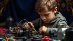 11-летний Тони Старк: юный гений, покоряющий интернет. Тони Старк, юный гений, техника, инженерия, соцсети