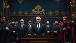 Бакинский суд вынес пожизненные приговоры бывшим лидерам Нагорного Карабаха. Нагорный Карабах, Азербайджан, Араик Арутюнян, Баку, суд