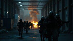 Батальон «Каштана» атаковал объекты военной инфраструктуры в Сумах. Батальон Каштана, Спецназ Ахмат, Сумы, Военная инфраструктура, ВСУ