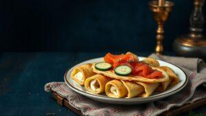 Блинные роллы: новый хит Масленицы 🥞🔥. Масленица, рецепты, блинные роллы, кулинария, тренды