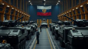 В 2024 году российская армия получит более 300 тысяч единиц техники и около 21 миллиона средств поражения. Об этом заявил заместитель председателя правительства Дмитрий Белоусов на совещании по вопросам производства и поставок вооружений, военной и специальной техники (ВВСТ). В январе текущего года уже поступило более 10 тысяч единиц вооружений и около 2 миллионов средств поражения. Эти данные подчеркивают масштабность планов по оснащению армии в текущем году. Поставки осуществляются в рамках выполнения государственного оборонного заказа. Белоусов отметил, что такие объемы поставок являются важным шагом для укрепления обороноспособности страны. Он также подчеркнул необходимость строгого контроля за качеством производимой техники и своевременностью выполнения заказов. Эти меры направлены на обеспечение армии современным вооружением и поддержание её боеготовности на высоком уровне. В ближайшие месяцы ожидается дальнейшее увеличение объемов поставок.. Армия, Военная техника, Средства поражения, Белоусов, Государственный оборонный заказ