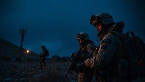 Бойцы связи группировки «Север» обеспечивают управление войсками в сложных условиях. Север, связь, управление войсками, боевые задачи, группировка