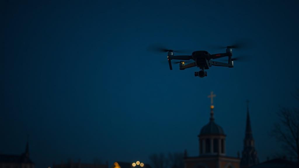 БПЛА зафиксирован в небе над Мичуринском. БПЛА, Мичуринск, Тамбовская область, безопасность, инцидент