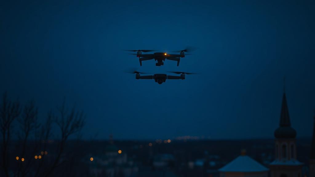 БПЛА зафиксирован в небе над Мичуринском. БПЛА, Мичуринск, Тамбовская область, безопасность, инцидент