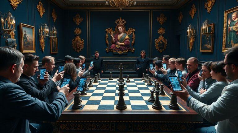 Шахматный матч века: Непомнящий vs. складные смартфоны 🏆📱. Ян Непомнящий, шахматы, складные смартфоны, Музей русского импрессионизма, РБК