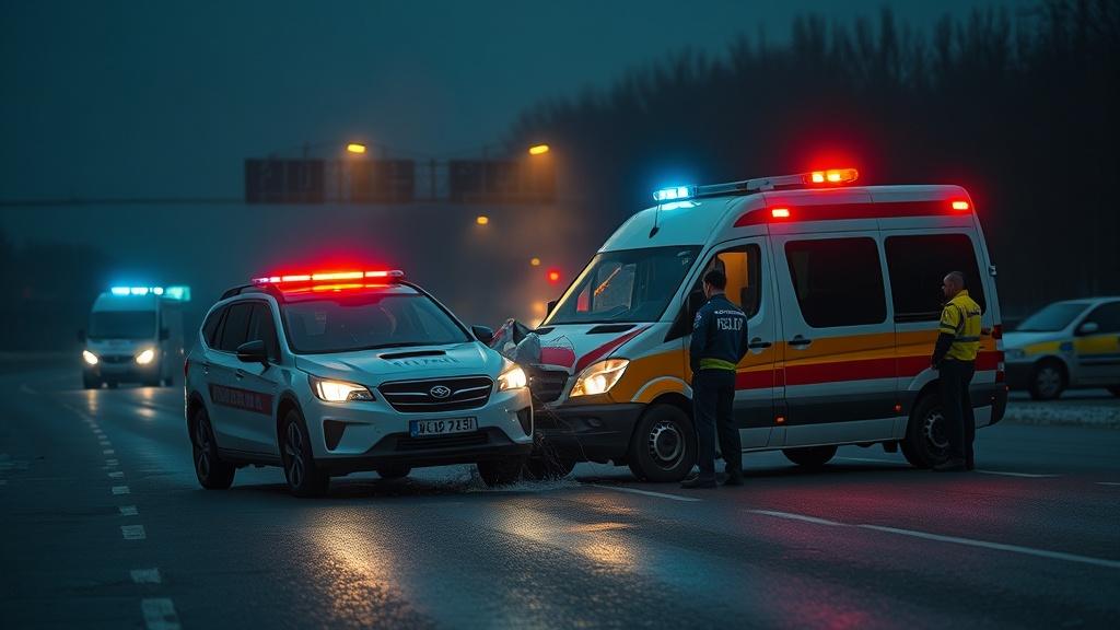 Четыре человека пострадали при столкновении Haval с машиной скорой помощи. ДТП, Калужское шоссе, Haval, скорая помощь, происшествия