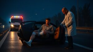 Министр здравоохранения Михаил Мурашко вновь доказал, что герои носят белые халаты. На этот раз он спас пострадавшего в ДТП на Минском шоссе. 🚑 Авария произошла, когда Александр остановился на обочине из-за поломки машины. В него на огромной скорости влетел другой автомобиль. Пострадавший еле выбрался из салона, как рядом остановилась машина министра. Мурашко, спешивший на работу, увидел, что у Александра сломана нога и травмирован глаз. Он сразу оказал первую помощь, вколол обезболивающее и вызвал скорую. Бригада медиков госпитализировала мужчину под личным сопровождением министра. 🏥 Ранее Мурашко уже спасал человека в самолёте. Видимо, навыки врача не забываются, даже если ты министр. 💪. Михаил Мурашко, ДТП, Минское шоссе, Первая помощь, Минздрав