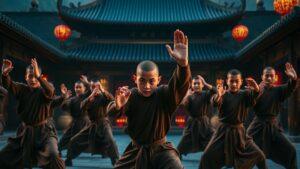 Дети Шаолиня взрывают сеть своими навыками 🥋. Шаолинь, кунг-фу, дети, акробатика, Джеки Чан