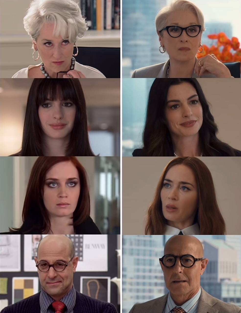 «Дьявол носит Prada»: актеры тогда и сейчас. Дьявол носит Prada, Мерил Стрип, Энн Хэтэуэй, Эмили Блант, кино