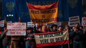 Фермеры Испании вышли на протест в Мадриде против сделки с «Меркосур». Фермеры, Мадрид, Меркосур, ЕС, Сельское хозяйство